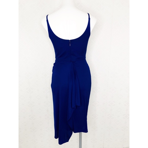 💜BCBGMAXAZRIA Royal Blue Cocktail Dress NWOT - Picture 5 of 8